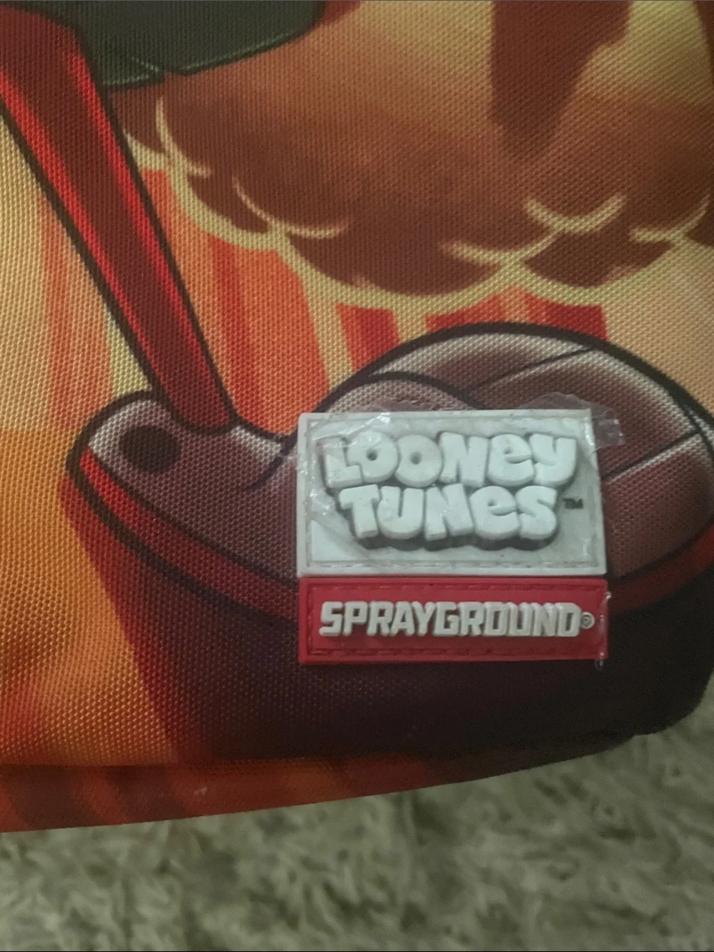 Looney Tunes x Sprayground Marvin the Martian Red Graphic Backpack